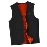 Maxbell Heated Vest Windbreaker Gilet Warmth for Mountaineering Cold Weather Hiking XL