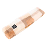 Maxbell USB Charge Heating Scarf Neck Warmer Heating Pad Quick Heating for Indoor Grey Lattice