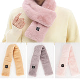 Maxbell USB Charge Heating Scarf Neck Warmer Heating Pad Quick Heating for Indoor Grey