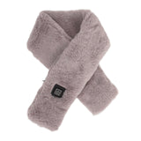 Maxbell USB Charge Heating Scarf Neck Warmer Heating Pad Quick Heating for Indoor Grey