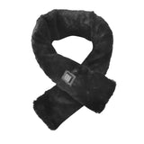 Maxbell USB Charge Heating Scarf Neck Warmer Heating Pad Quick Heating for Indoor Black