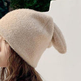 Maxbell Soft Rabbit Hat Funny Headdress Warm Rabbit Ears for Party Cosplay Men Brown