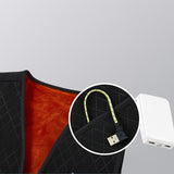 Maxbell Electric Heated Vest Warm Jacket Heating Waistcoat for Fishing S