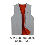 Maxbell Electric Heated Vest Warm Jacket Heating Waistcoat for Fishing S