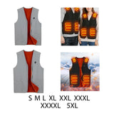 Maxbell Electric Heated Vest Warm Jacket Heating Waistcoat for Fishing S