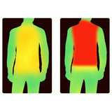 Maxbell Electric Heated Vest Warm Jacket Heating Waistcoat for Fishing S