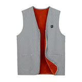 Maxbell Electric Heated Vest Warm Jacket Heating Waistcoat for Fishing M