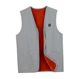 Maxbell Electric Heated Vest Warm Jacket Heating Waistcoat for Fishing M