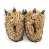 Maxbell Bear Claw Women Plush Slippers Casual Adorable for Bedroom Hotel Home Office