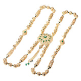 Maxbell Unique Chest Shoulder Chain Back Holiday Green