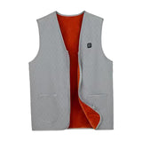 Maxbell Electric Heated Vest Warm Jacket Heating Waistcoat for Fishing L