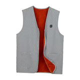 Maxbell Electric Heated Vest Warm Jacket Heating Waistcoat for Fishing L