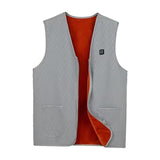 Maxbell Electric Heated Vest Warm Jacket Heating Waistcoat for Fishing 2XL