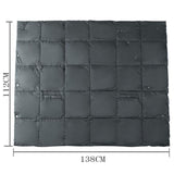Maxbell Electric Heated Blanket 6 Heating Areas Durable Mat for Office Camping