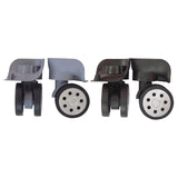 Maxbell Luggage Replacement Wheels Trolley Case Suitcase Wheels Swivel Wheel Casters Gray