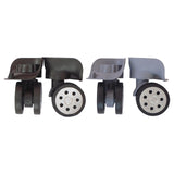 Maxbell Luggage Replacement Wheels Trolley Case Suitcase Wheels Swivel Wheel Casters Gray