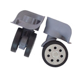 Maxbell Luggage Replacement Wheels Trolley Case Suitcase Wheels Swivel Wheel Casters Gray