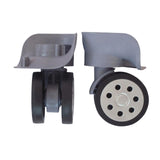 Maxbell Luggage Replacement Wheels Trolley Case Suitcase Wheels Swivel Wheel Casters Gray