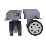 Maxbell Luggage Replacement Wheels Trolley Case Suitcase Wheels Swivel Wheel Casters Gray