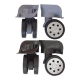 Maxbell Luggage Replacement Wheels Trolley Case Suitcase Wheels Swivel Wheel Casters Gray