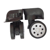 Maxbell Luggage Replacement Wheels Trolley Case Suitcase Wheels Swivel Wheel Casters Black