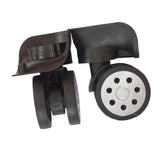 Maxbell Luggage Replacement Wheels Trolley Case Suitcase Wheels Swivel Wheel Casters Black