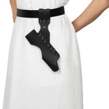 Maxbell Frog Belt Durable Holder Sheath for Unisex Costume Accessory Black