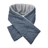 Maxbell Electric Heated Scarves Shawl Neckerchief Warmer Hiking Winter Heating Scarf Gray