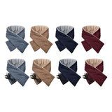 Maxbell Electric Heated Scarves Shawl Neckerchief Warmer Hiking Winter Heating Scarf Gray