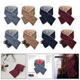 Maxbell Electric Heated Scarves Shawl Neckerchief Warmer Hiking Winter Heating Scarf Gray