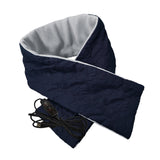 Maxbell Electric Heated Scarves Shawl Neckerchief Warmer Hiking Winter Heating Scarf Blue Timer Switch