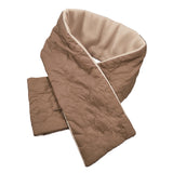 Maxbell Electric Heated Scarves Shawl Neckerchief Warmer Hiking Winter Heating Scarf Khaki
