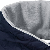 Maxbell Electric Heated Scarves Shawl Neckerchief Warmer Hiking Winter Heating Scarf Blue