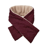 Maxbell Electric Heated Scarves Shawl Neckerchief Warmer Hiking Winter Heating Scarf Red