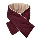 Maxbell Electric Heated Scarves Shawl Neckerchief Warmer Hiking Winter Heating Scarf Red