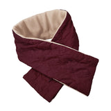 Maxbell Electric Heated Scarves Shawl Neckerchief Warmer Hiking Winter Heating Scarf Red