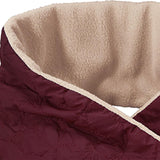 Maxbell Electric Heated Scarves Shawl Neckerchief Warmer Hiking Winter Heating Scarf Red