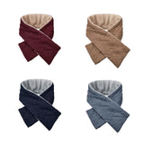 Maxbell Electric Heated Scarves Shawl Neckerchief Warmer Hiking Winter Heating Scarf Gray  Timer Switch