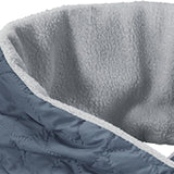 Maxbell Electric Heated Scarves Shawl Neckerchief Warmer Hiking Winter Heating Scarf Gray  Timer Switch