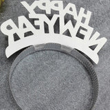 Maxbell Happy New Year Headband Headwear Hair Hoop Tiaras for Role Play Fancy Dress