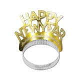 Maxbell Happy New Year Headband Headwear Hair Hoop Tiaras for Role Play Fancy Dress