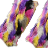 Maxbell Leg Warmer Long Boot Cuffs Cover Fashion for Adult Party Costumes Colorful