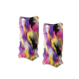 Maxbell Leg Warmer Long Boot Cuffs Cover Fashion for Adult Party Costumes Colorful