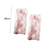 Maxbell Leg Warmer Long Boot Cuffs Cover Fashion for Adult Party Costumes Pink