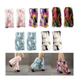 Maxbell Leg Warmer Long Boot Cuffs Cover Fashion for Adult Party Costumes Pink