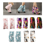 Maxbell Leg Warmer Long Boot Cuffs Cover Fashion for Adult Party Costumes Pink