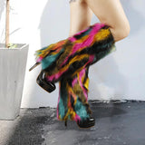Maxbell Leg Warmer Long Boot Cuffs Cover Fashion for Adult Party Costumes Green