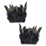 Maxbell Shoulder Wrap Cape Plume Scarf Feather Shrug Shawl for Fancy Dress Party