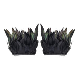 Maxbell Shoulder Wrap Cape Plume Scarf Feather Shrug Shawl for Fancy Dress Party
