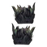 Maxbell Shoulder Wrap Cape Plume Scarf Feather Shrug Shawl for Fancy Dress Party